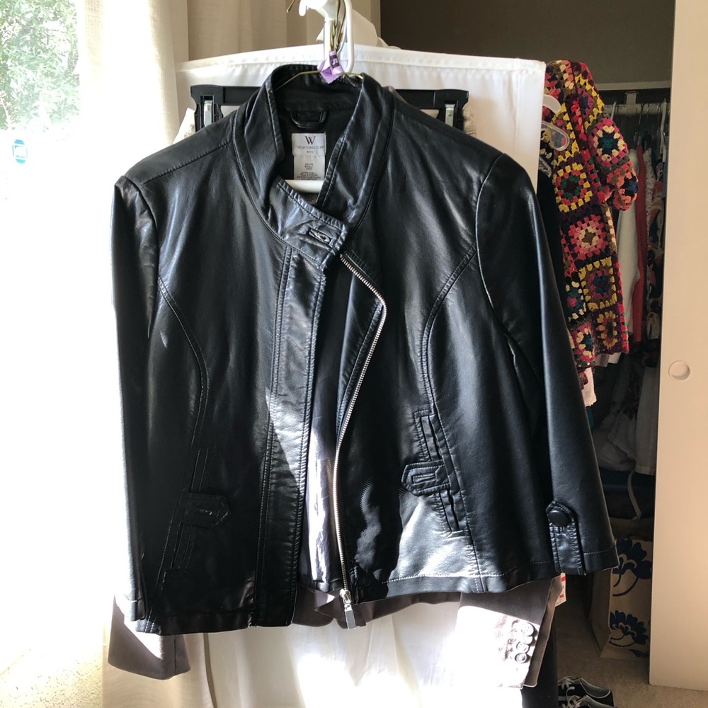 Faux Leather Jacket 🧥